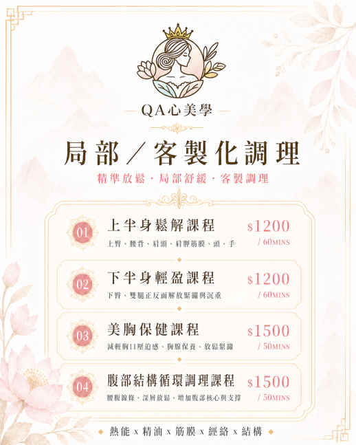 局部／客製化調理