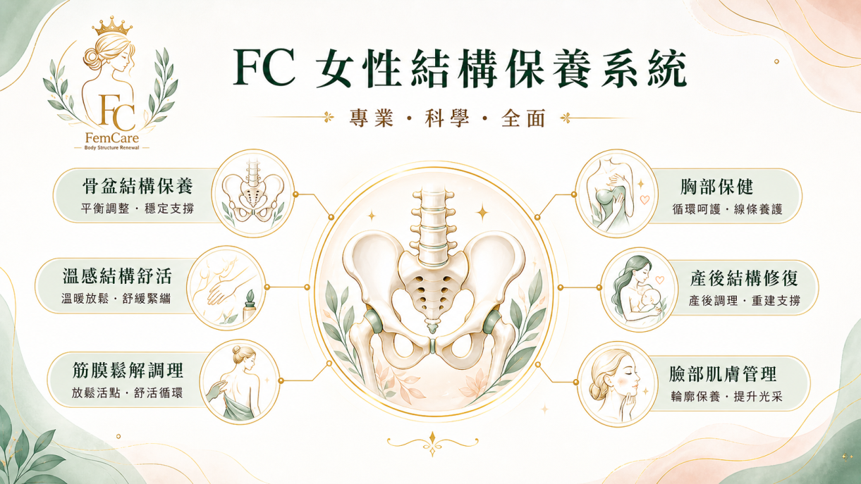 女性骨盆結構身體調理系統